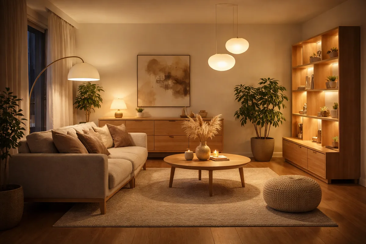 Créer un espace de vie harmonieux grâce à l'éclairage