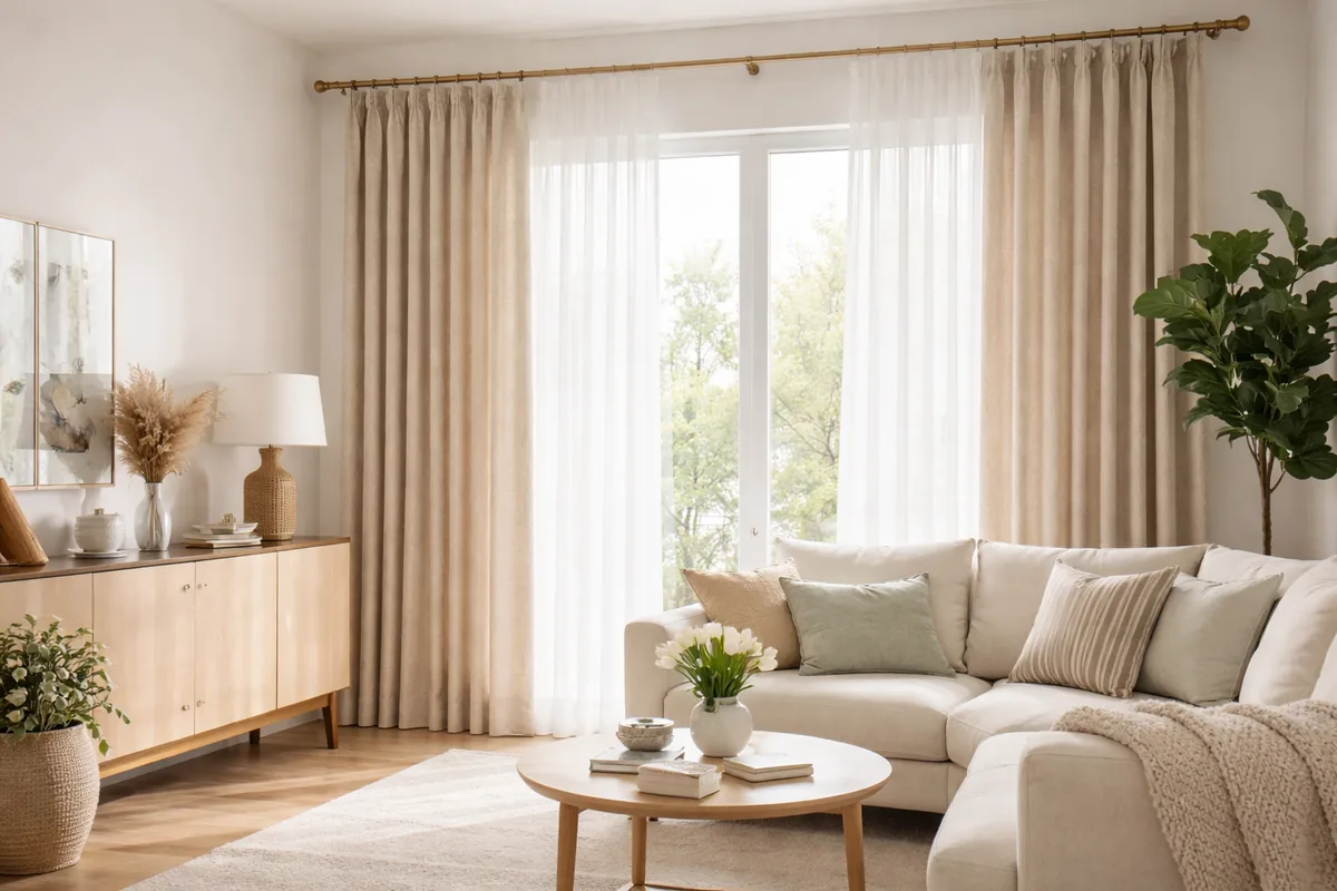 Comment choisir le bon type de rideaux pour votre salon