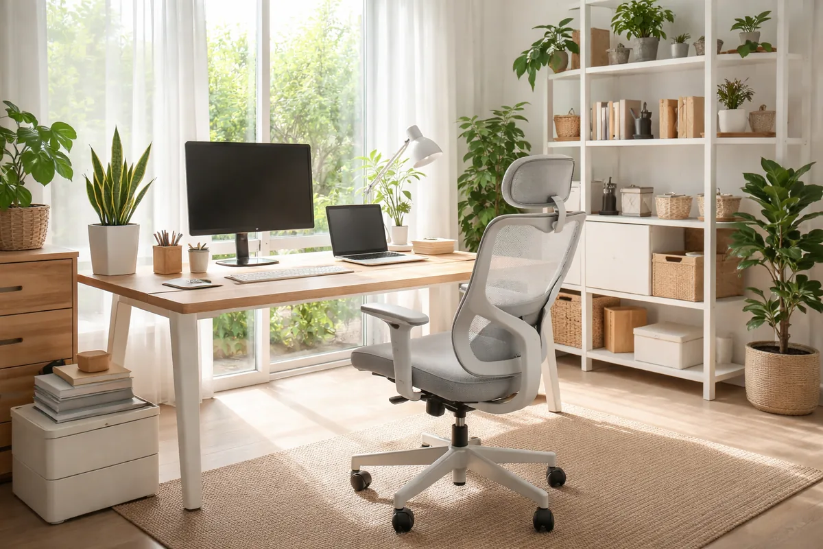 Comment aménager un espace de travail à domicile ergonomique